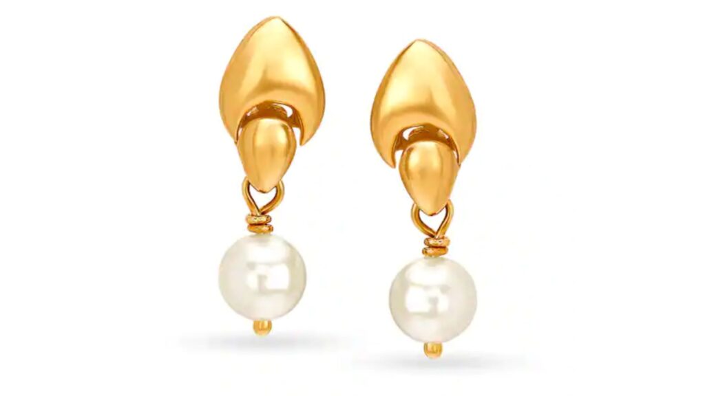 Pearl Earrings As Rakhi Gifts