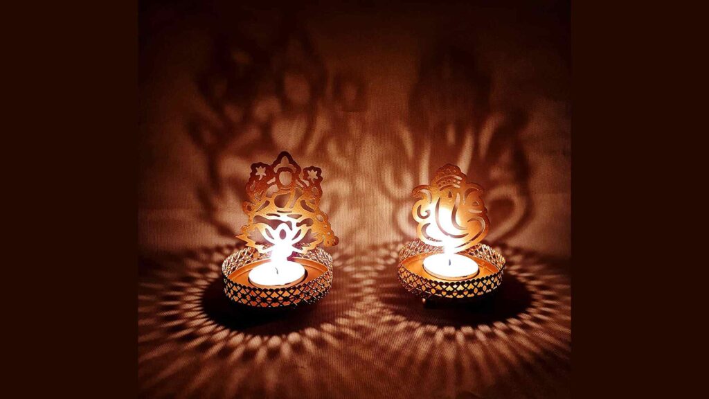 Shadow Candle Holder As Rakhi Gifts