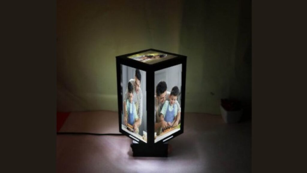 Photo Lamp Personalised Rakhi Gifts