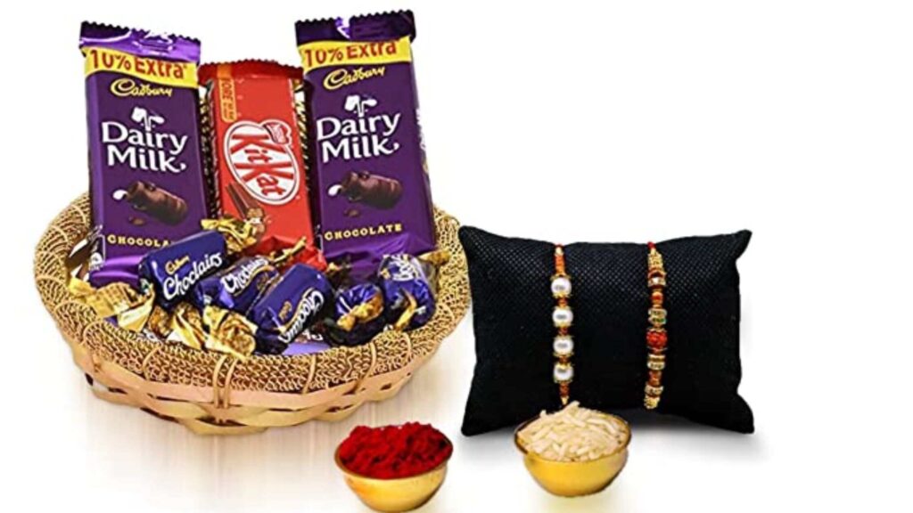 Rakhi Set With Assorted Chocolates
