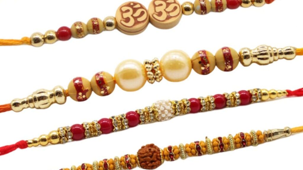 Pearl Beads Combo Rakhi Bracelet