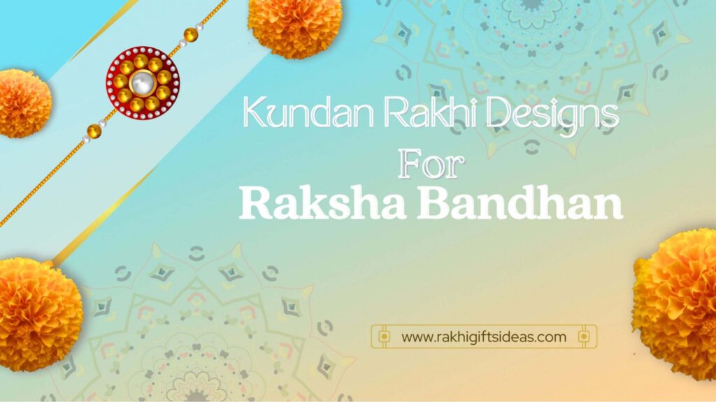 Kundan Rakhi Design