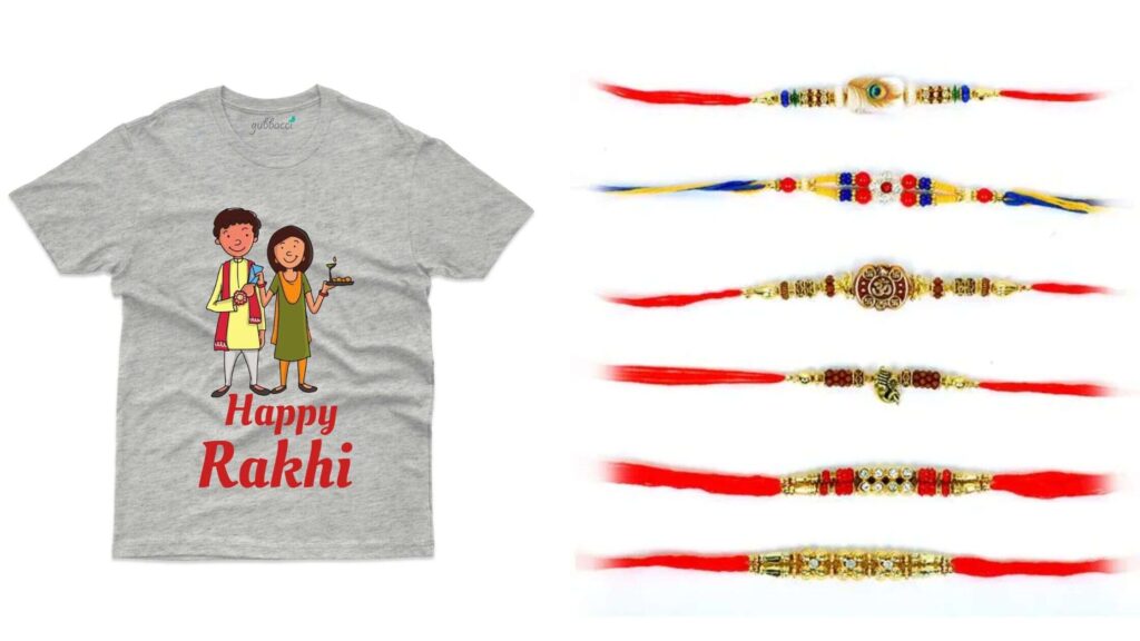 Personalized T-Shirts With Rakhi