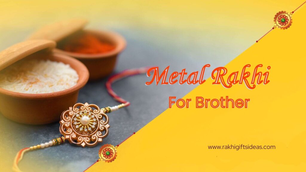 Metal Rakhi For Brother